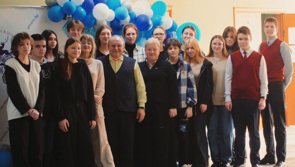 Сустрэча са школьнікамі і настаўнікамі ў Гродне