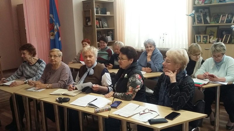 Пасяджэнне Клуба аматараў роднага слова у Тэрытарыяльным цэнтры сацыяльнай абароны насельніцтва