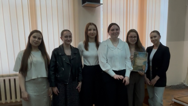 Сустрэча ў творчай гасцёўні італьянскай філалогіі