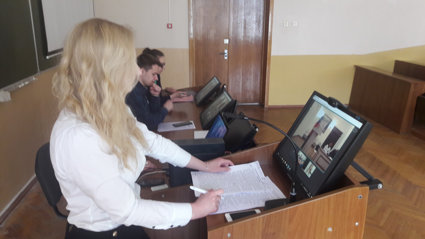 Тэлемост з Петразаводскім дзяржаўным універсітэтам